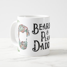 Taza De Café Gigante Plant Daddy and Beards Jumbo Mug
