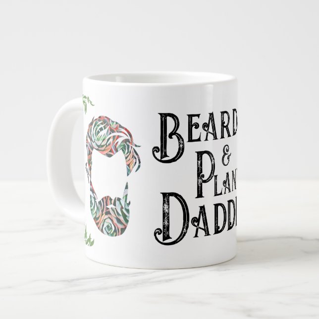Taza De Café Gigante Plant Daddy and Beards Jumbo Mug (Izquierda)