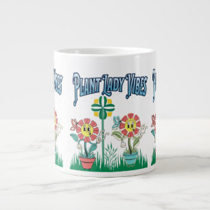 Taza De Café Gigante Plant Lady Vibes Coffee Mug Cute Mug