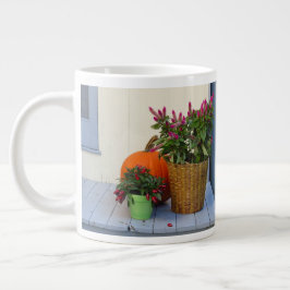 Taza De Café Gigante Planta de calabaza y pimienta - Viñedo de Martha