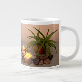 Taza De Café Gigante Plantilla de Buddha Cita Fotografía de vida fija