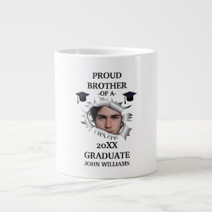 Taza De Café Gigante plantilla de nombre de foto de graduación de talad