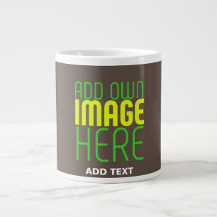 TAZA DE CAFÉ GIGANTE PLANTILLA DE TEXTO DE IMAGEN DE CAFÉ SENCILLA EDIT