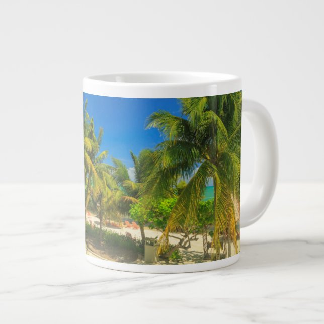 Taza De Café Gigante Playa tropical, Belice (Derecha)
