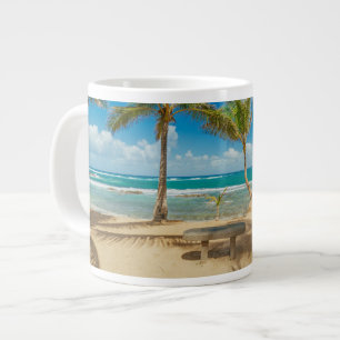 Taza De Café Gigante Playas tropicales   Playa Kuau Cove, Maui Hawaii