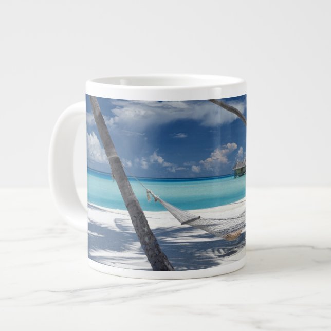 Taza De Café Gigante Playas tropicales | Sandy Beach, Maldivas (Izquierda)