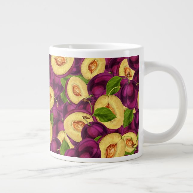 Taza De Café Gigante Plumas acuarelas (Derecha)