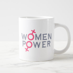 Taza De Café Gigante Poder femenino
