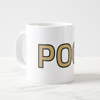 Taza De Café Gigante Pog! Text Mug - Luca Kaneshiro Fanart