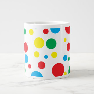 Taza De Café Gigante Polka Dot Jumbo Mug