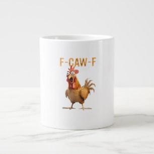 Taza De Café Gigante Pollo Gritón Divertido F Graznido F Humor
