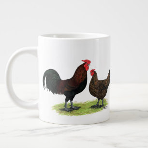 Taza De Café Gigante Pollos de engala