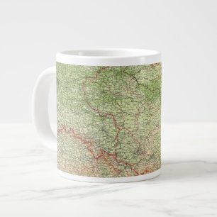 Taza De Café Gigante Polonia y Checoslovaquia