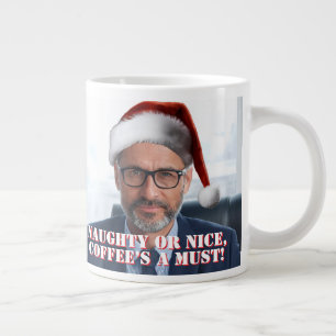 Taza De Café Gigante Ponte un sombrero de Santa Diferencial Funny Off