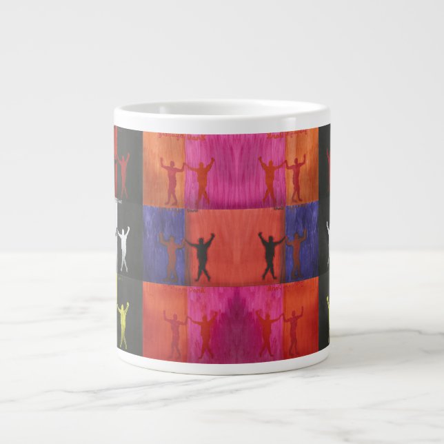 Taza De Café Gigante Pop art no.1 by Yeshaya Dank - unity & harmony (Frente)