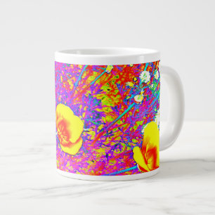 TAZA DE CAFÉ GIGANTE POPPIES DE CALIFORNIA