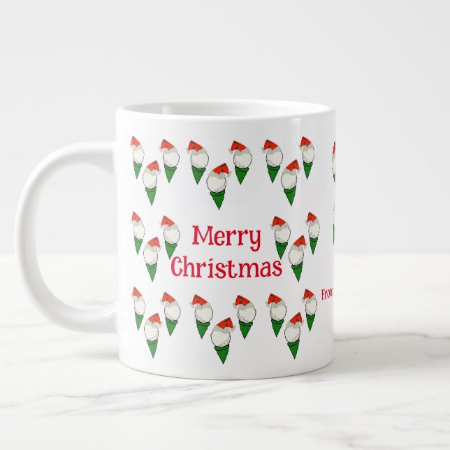 Taza De Café Gigante Por el golfista en tu vida (Izquierda)