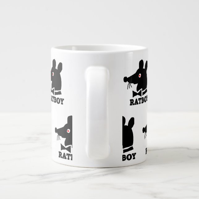 Taza De Café Gigante Por el poder de Ratboy... (Espalda)