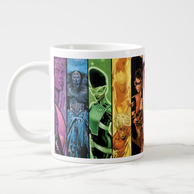 Taza De Café Gigante Portada de cómic con orgullo DC 2022 (Izquierda)