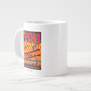 Taza De Café Gigante Portada de revista de los as de vuelo