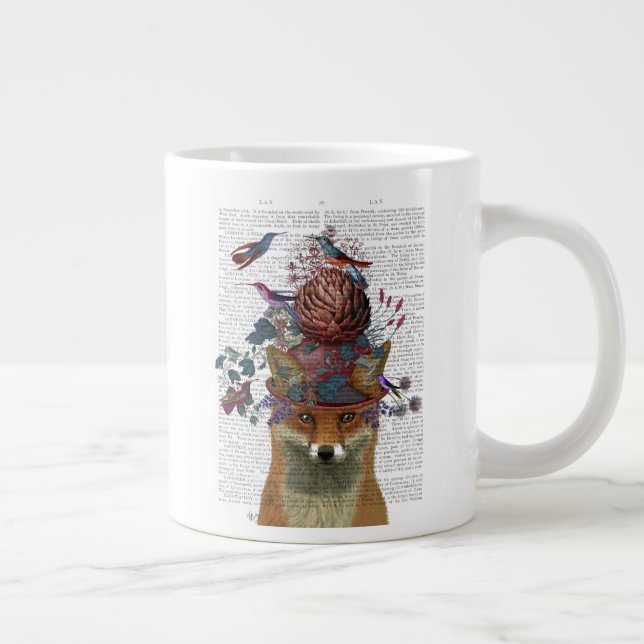Taza De Café Gigante Portero de aves Fox con Artichoke (Derecha)