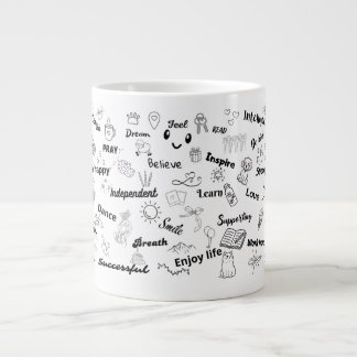 Taza De Café Gigante Positividad