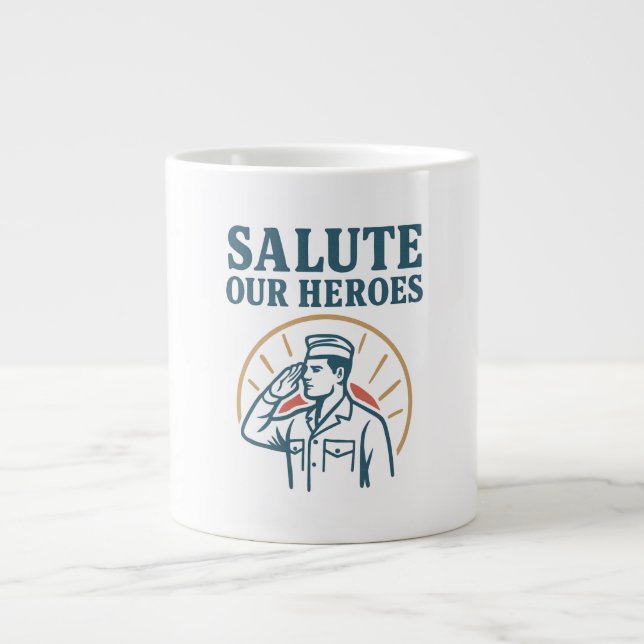 Taza De Café Gigante Positividad persistente (Frente)