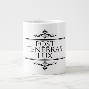 Taza De Café Gigante Post Tenebras Lux