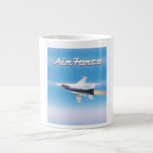 Taza De Café Gigante Poster Air Force Jet