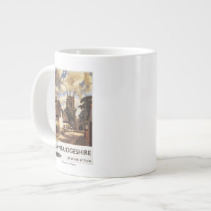 Taza De Café Gigante Poster británico de los ferrocarriles de la