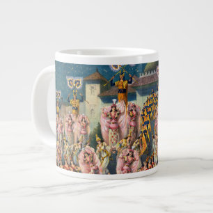 Taza De Café Gigante Poster Circo De Bailarines Ante El Rey Morisco