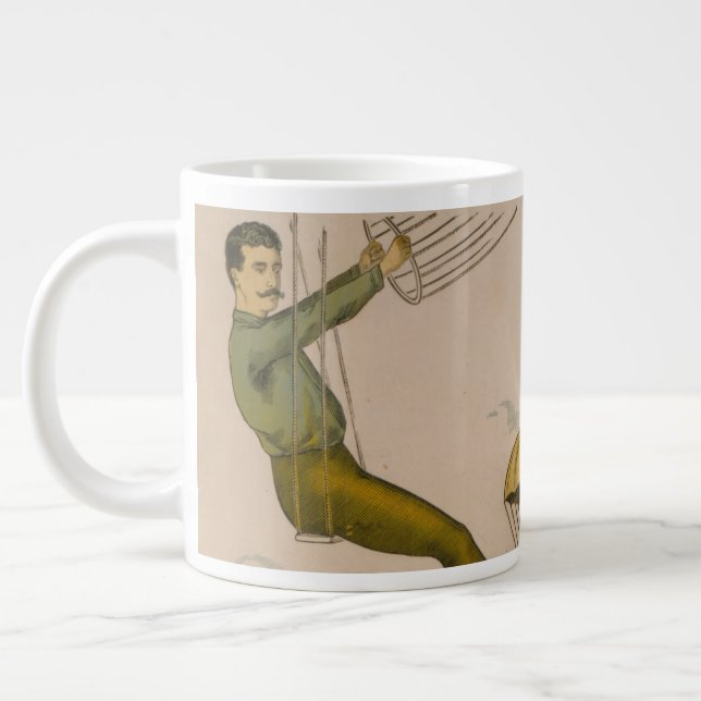 Taza De Café Gigante Poster De Circo De Un Balón Aéreo (Izquierda)
