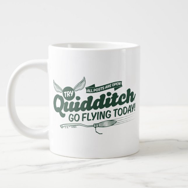 Taza De Café Gigante POSTER de contratación de QUIDDITCH™ (Izquierda)
