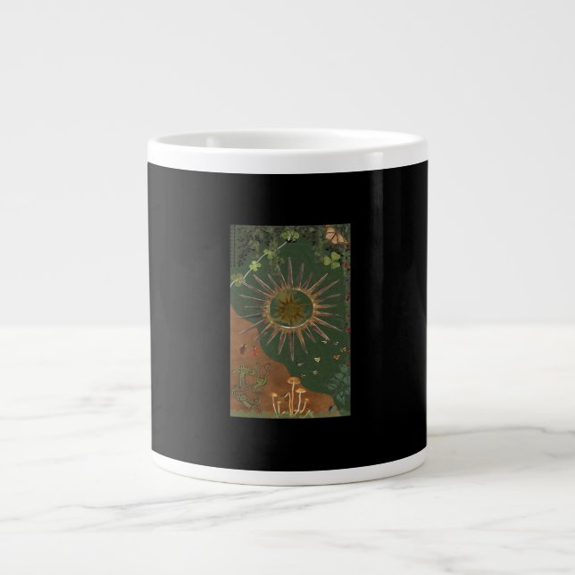 Taza De Café Gigante Poster de Whimsigoth Swirl (Frente)