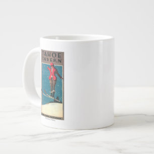 Taza De Café Gigante Poster del promo de la taberna de Tahoe