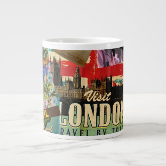 Taza De Café Gigante Posters de Viajes de Vintage