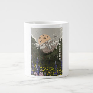 Taza De Café Gigante Prado del Sol Naciente