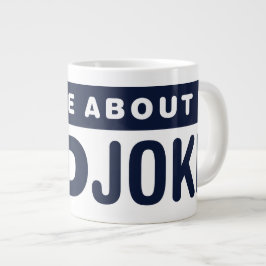 Taza De Café Gigante Pregúnteme acerca de mis chistes del papá