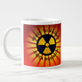 Taza De Café Gigante Preparado para radiodifusión