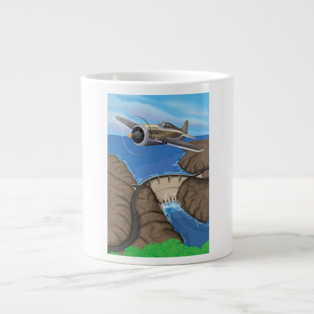 Taza De Café Gigante Presa (Frente)