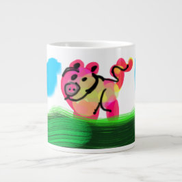 Taza De Café Gigante Primavera de cerdo