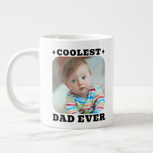Taza De Café Gigante Primer Día del Padre Papá Más Genial de la Histori