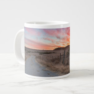 Taza De Café Gigante Primera puesta del sol del día