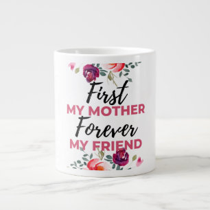 Taza De Café Gigante Primero mi madre por siempre mi amigo negro
