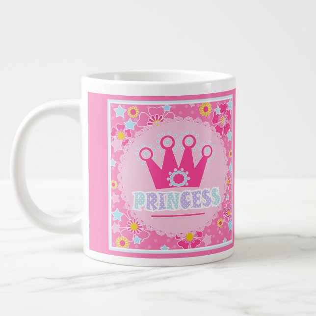 Taza De Café Gigante Princesa (Izquierda)