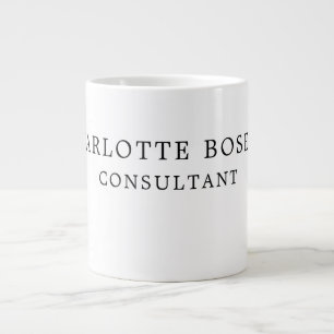 Taza De Café Gigante Profesional Clásico minimalista