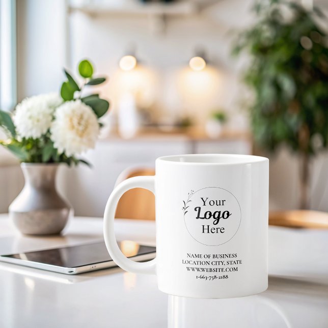 Taza De Café Gigante Profesional con logotipo moderno (Subido por el creador)