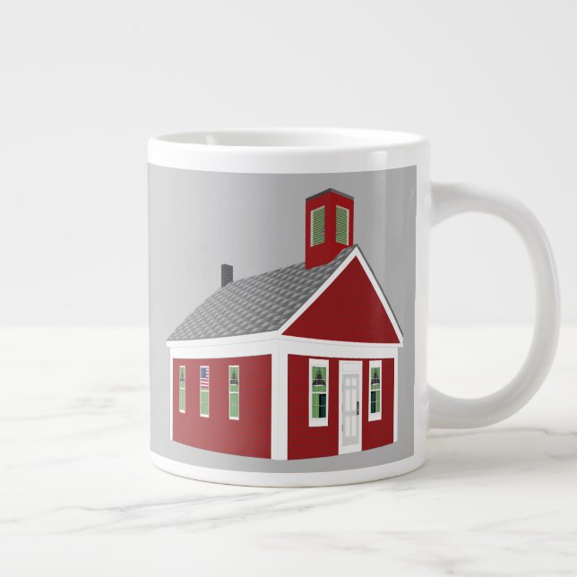 Taza De Café Gigante Profesora especial personalizada Casa de escuela d (Derecha)