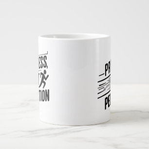 Taza De Café Gigante Progreso No Perfección (cita motivacional_regalo)