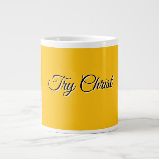 Taza De Café Gigante Prueba Amarillo Cristiano Cristiano